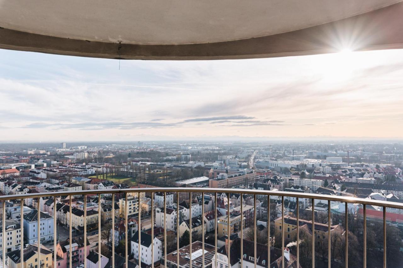 Great City View I 26 Floor I Netflix And Boxspringbed Augsburg Eksteriør bilde